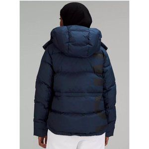 NWT Lululemon Wunder Puff Jacket *WORDMARK True Navy Size 10